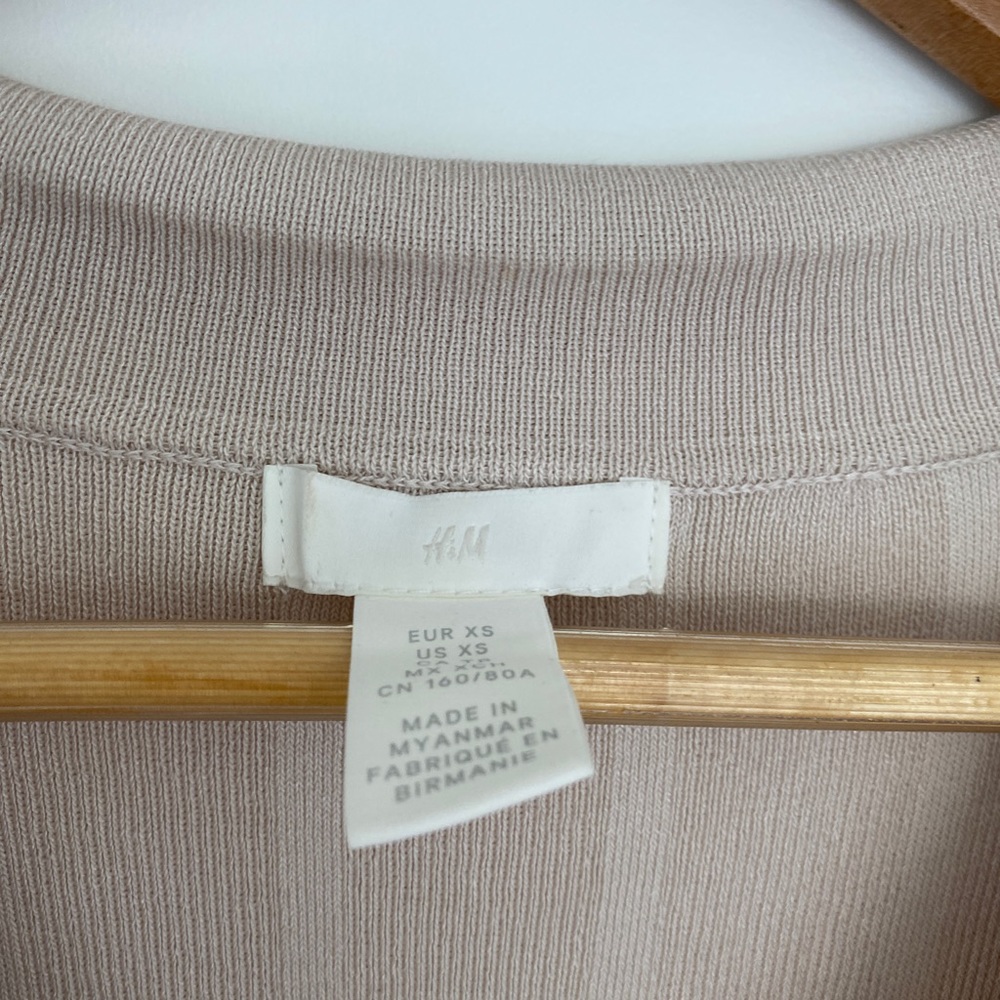 H&M Ribbed Knit Collared Dress - Picture 5 of 7